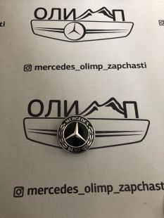 Эмблема в капот Mercedes черная W204 W212 W213 W205 